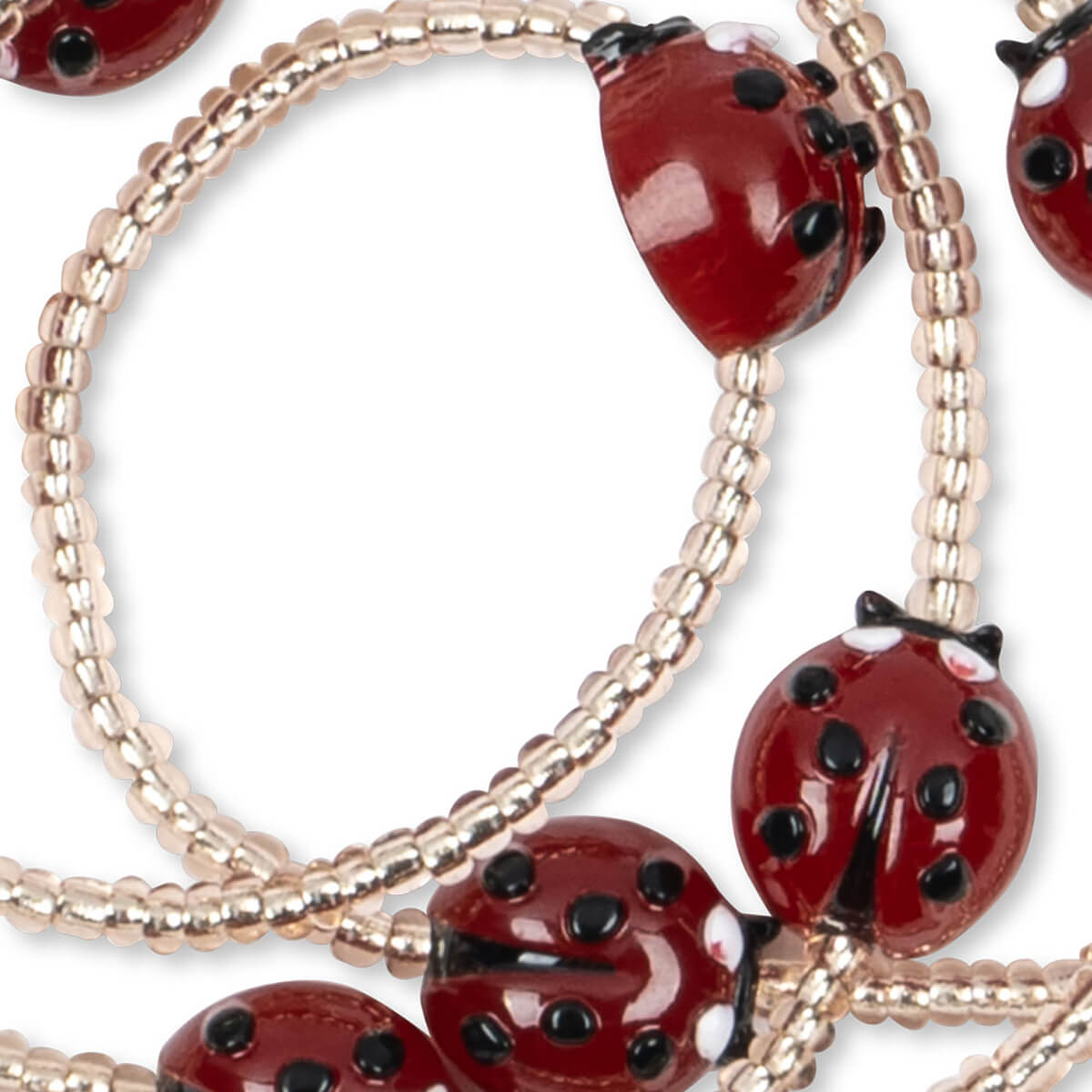 Konges Sløjd Ladybug Halskæde og Armbånd