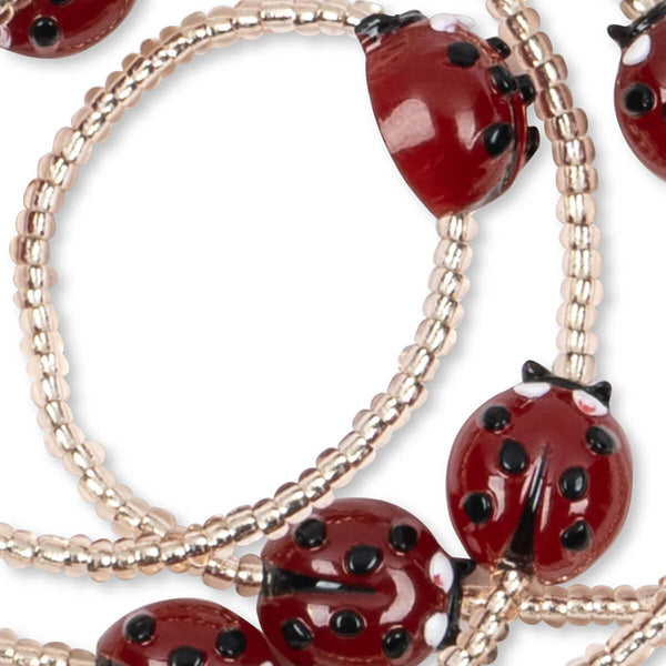 Konges Sløjd Ladybug Halskæde og Armbånd