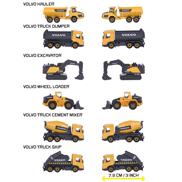 Majorette Volvo Construction Premium, ass