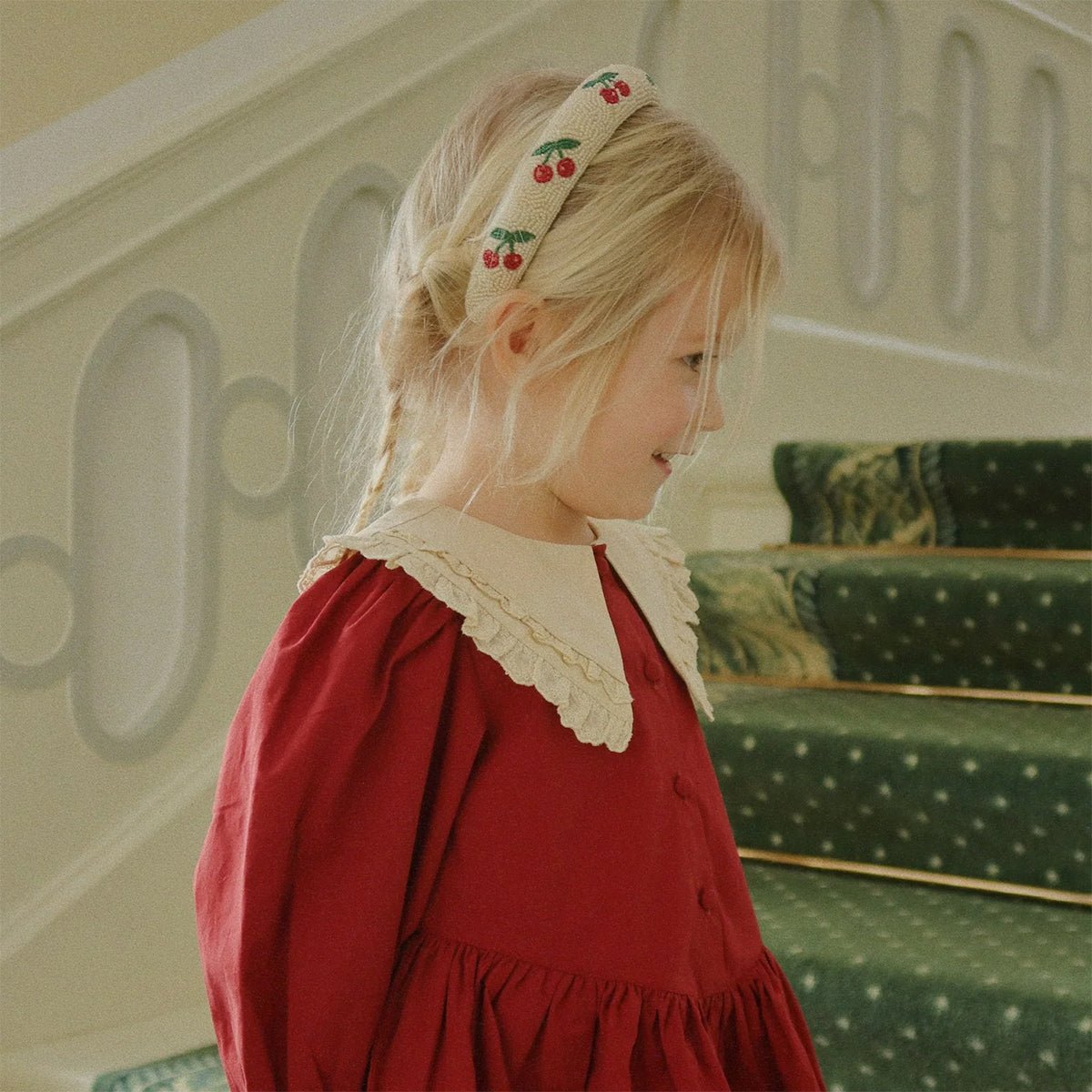 Konges Sløjd Perle Hårbånd, Cherry