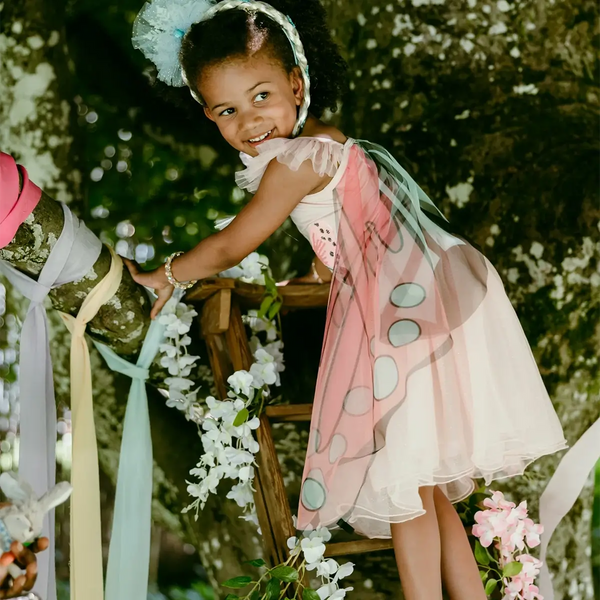 Great Pretenders Secret Butterfly paillet Kjole Med Vinger - Str 5-6