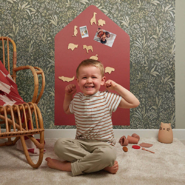 Ferflex® Magnetisk Tavle, Husformet - Terracotta