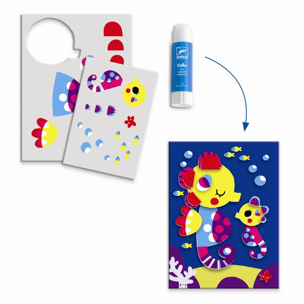 Djeco kreativt aktivitetssæt, Havet