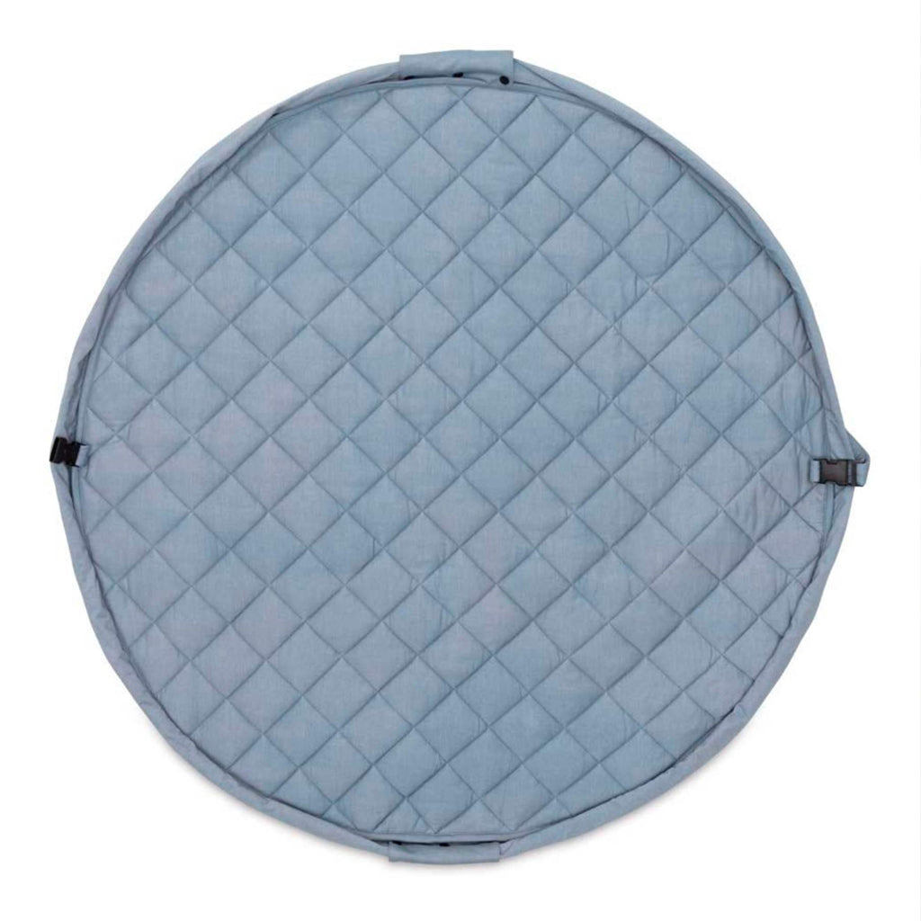 2-I-1 Noomad Dusty Blue Legetæppe & Organizer