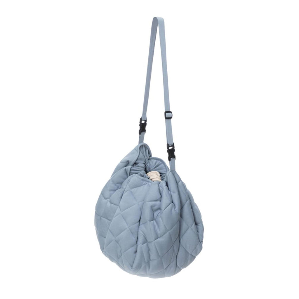 2-I-1 Noomad Dusty Blue Legetæppe & Organizer