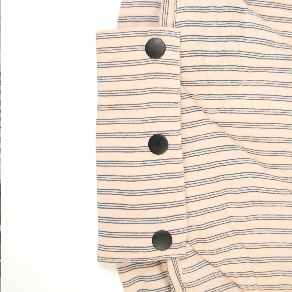 2-I-1 Noomad Stripes Blue Legetæppe & Organizer