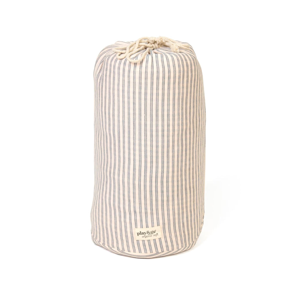 2-I-1 Noomad Stripes Blue Legetæppe & Organizer
