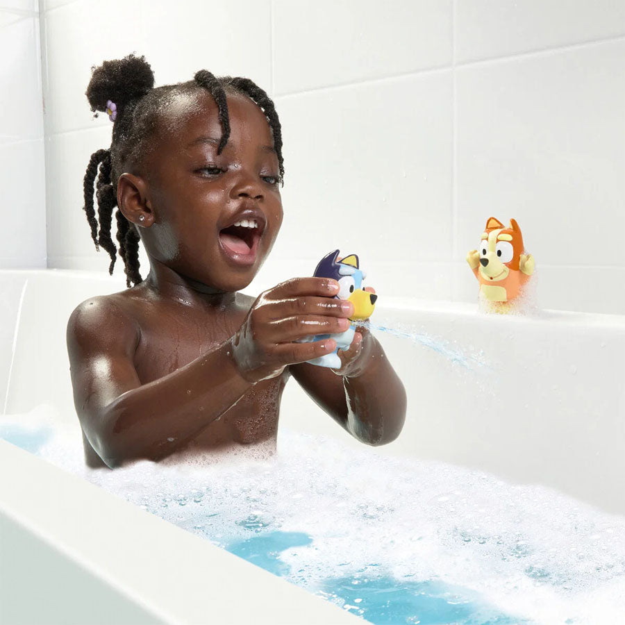 2-Pak Badefigurer med Bluey og Bingo