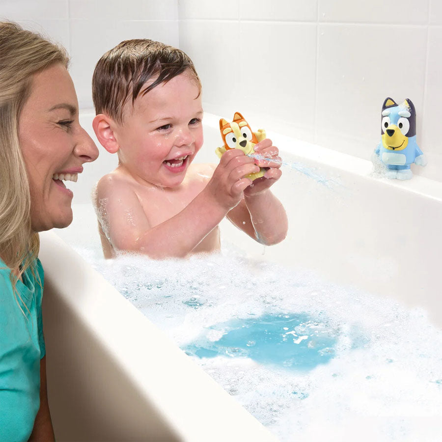 2-Pak Badefigurer med Bluey og Bingo