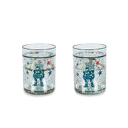 2-Pak Glitter Kop med Hero Robot