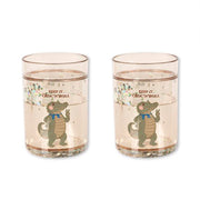 2-Pak Glitter Kop i Crocodile