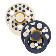 2-Pak Studio Sut Polka Mix Ivory/Deep Space (Str 2)