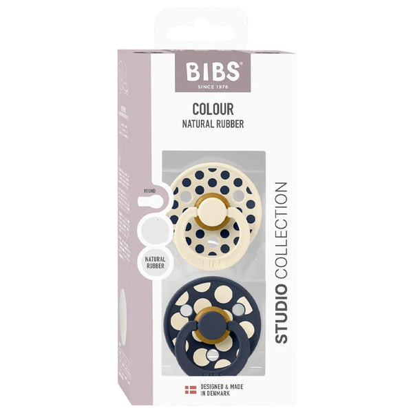 2-Pak Studio Sut Polka Mix Ivory/Deep Space (Str 2)