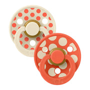 2-Pak Studio Sut Polka Mix Ivory/Tango (Str 2)