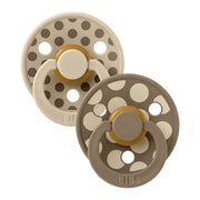 2-Pak Studio Sut Polka Mix Vanilla/Dark Oak (Str 2)
