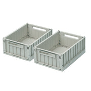 2-Pak Weston Opbevaringsboks i Dove Blue (Small)