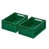 2-Pak Weston Opbevaringsboks i Garden Green (Small)