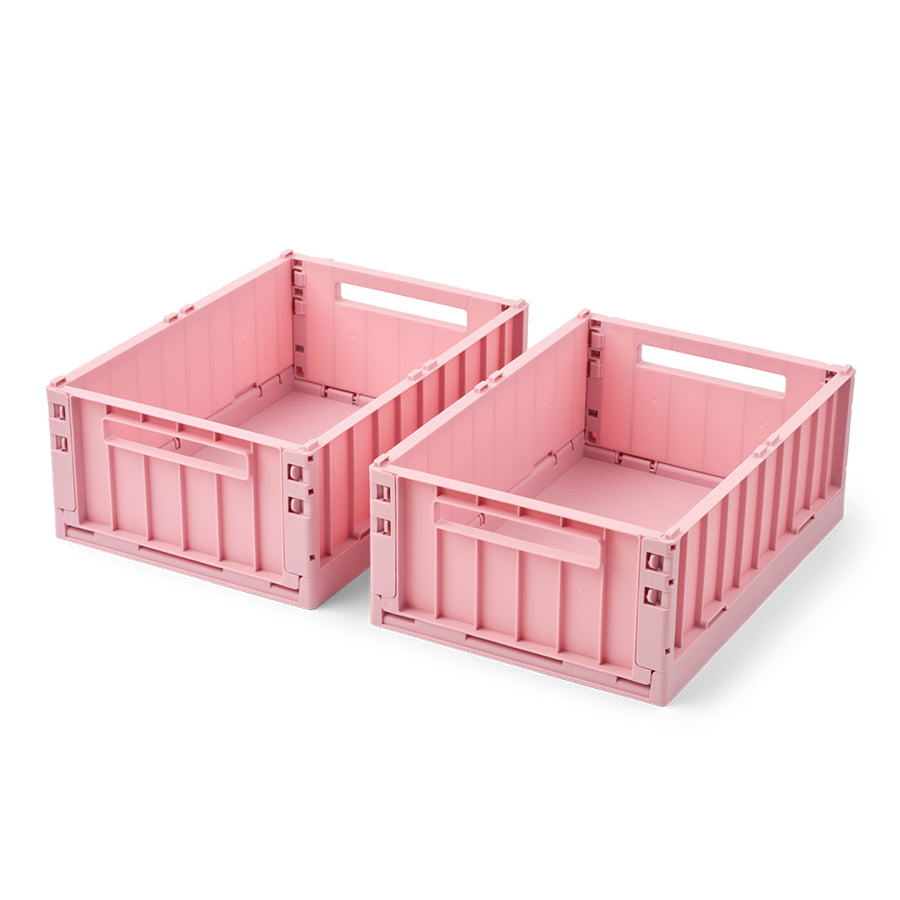 2-Pak Weston Opbevaringsboks i Rose Blush (Medium)
