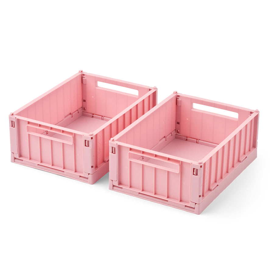2-Pak Weston Opbevaringsboks i Rose Blush (Small)