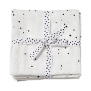 2-Pak Stofble Dreamy Dots Black/White fra Done by Deer