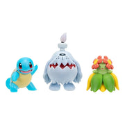 3-Pak Battle Figurer Squirtle/Greavard/Bellossom