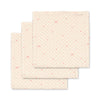 3-Pak Muslin Stofbleer i Cherry Dot