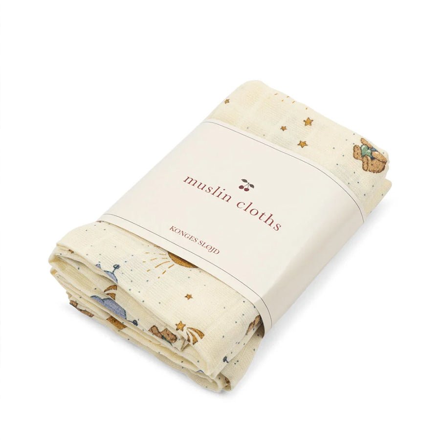 3-Pak Muslin Stofbleer i Cucciolo