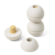3-Pak Skumbolde Sand Grey/Honey Yellow fra MODU