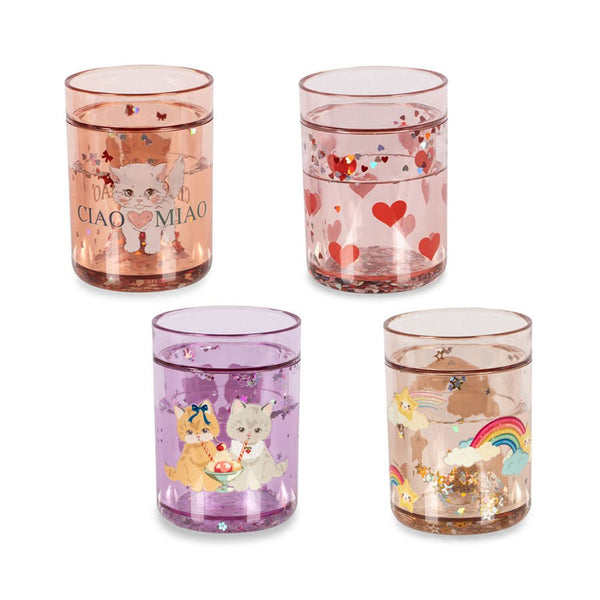4-pak Glitter Kop i Multi Glitter