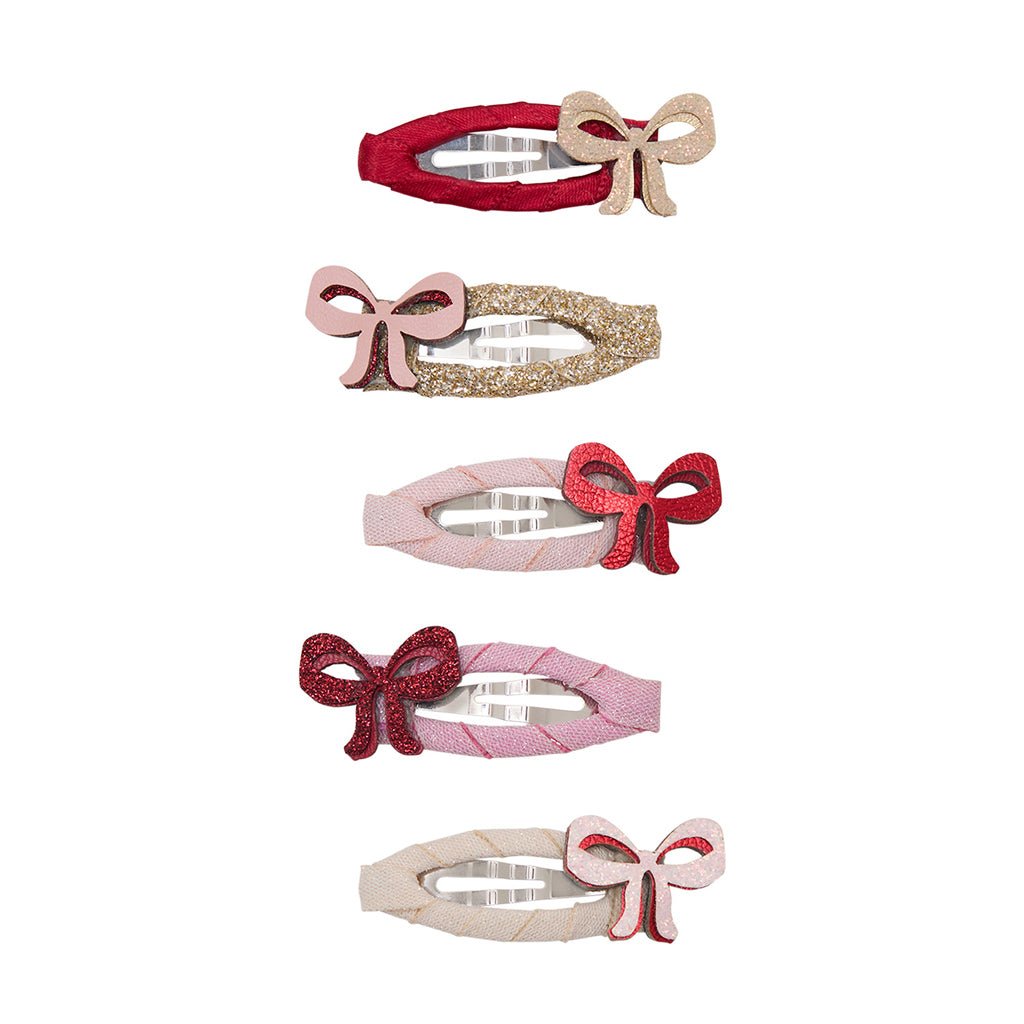 5-Pak Hårspænder Mini Cutesy Bow