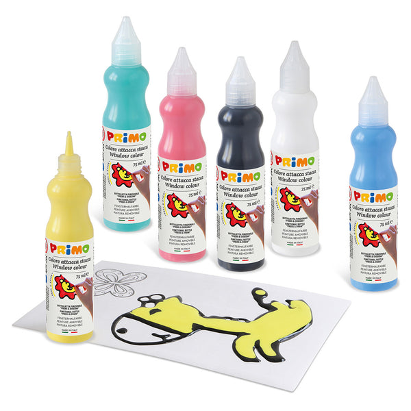 6 Stk Vinduesmaling (6 x 75 ml)