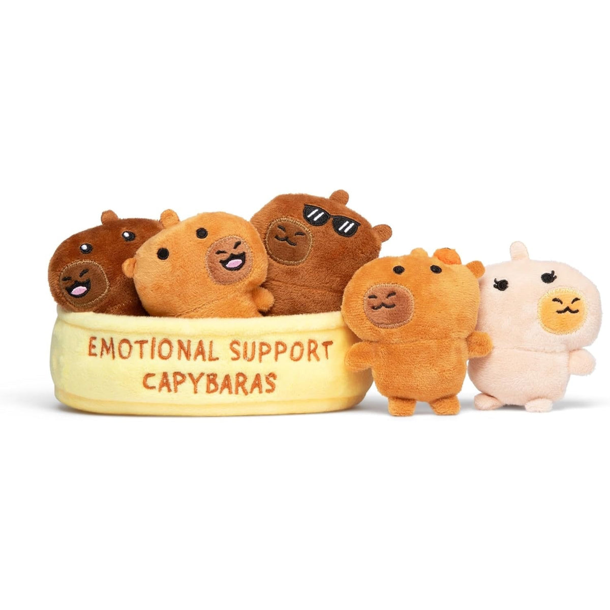 Capybaras i Kurv fra Emotional Support Pals