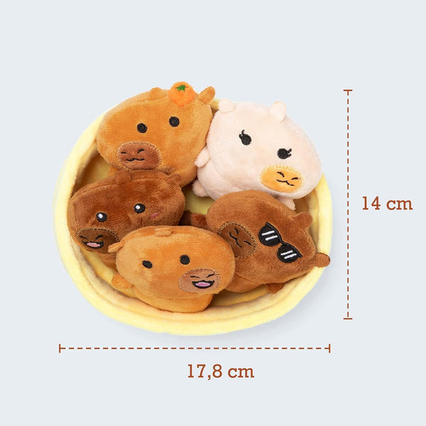 Capybaras i Kurv fra Emotional Support Pals