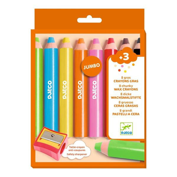 8 Jumbo Voks Blyanter
