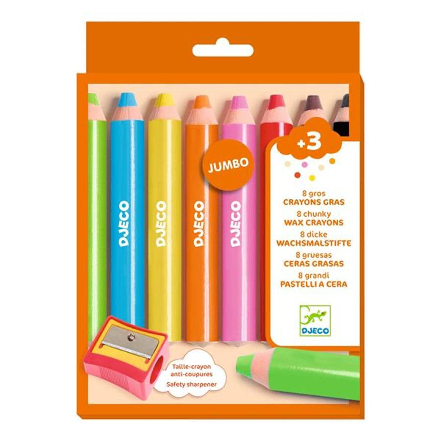 8 Jumbo Voks Blyanter