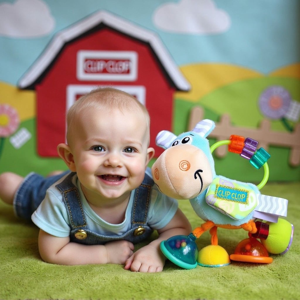 Aktivitetsrangle Hest fra Playgro