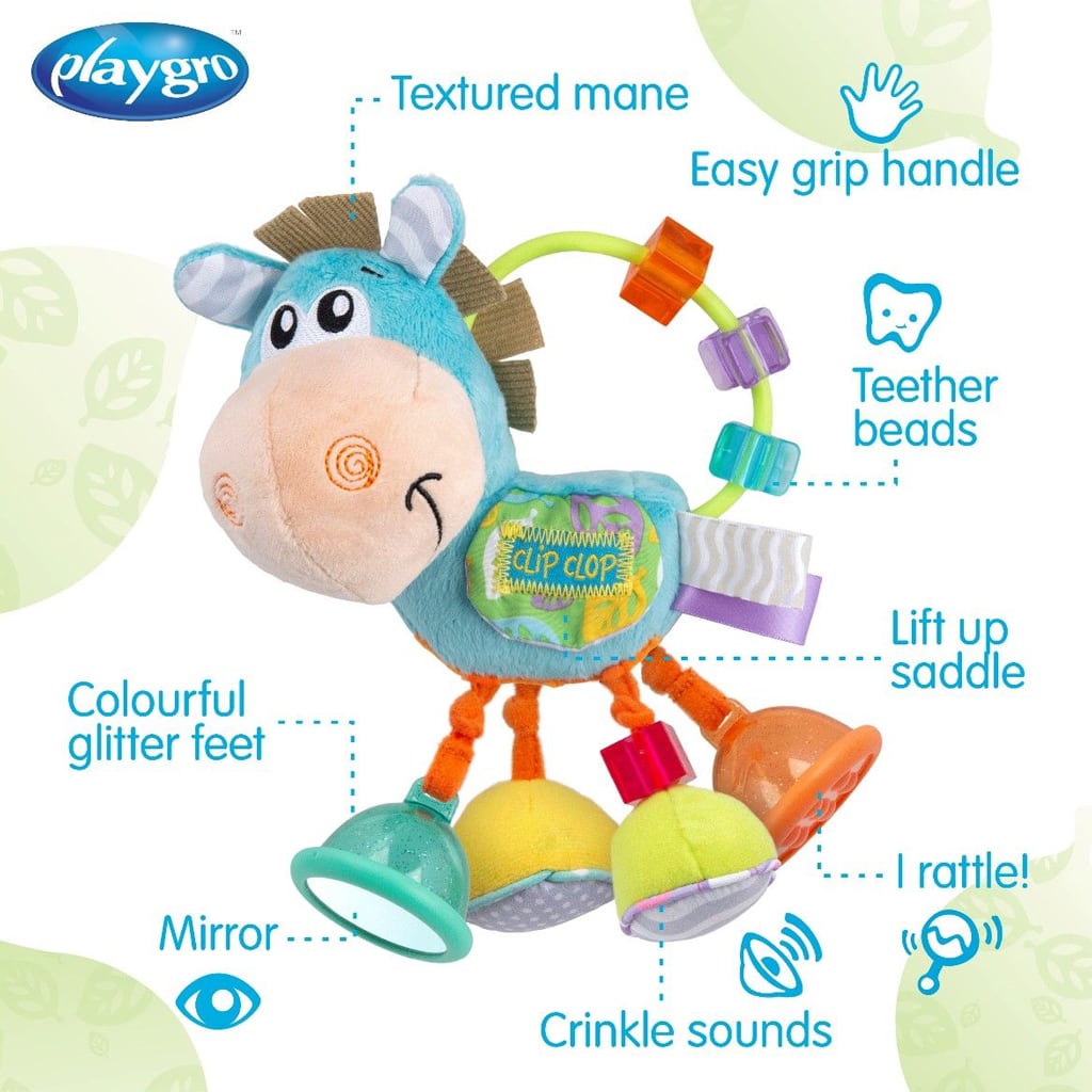 Aktivitetsrangle Hest fra Playgro