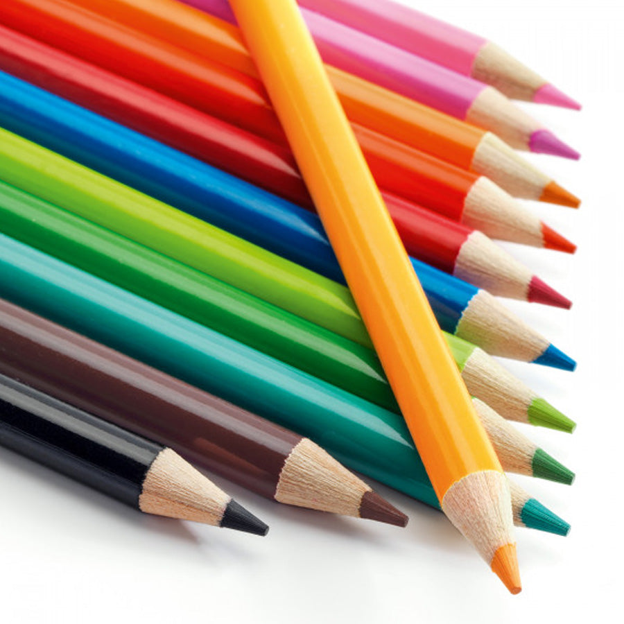 Akvarelfarveblyanter (12 stk)