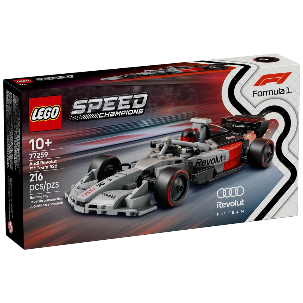 Audi Revolut F1 Team R26-Racerbil fra LEGO
