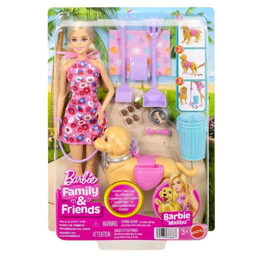 Barbie Walk & Potty Malibu