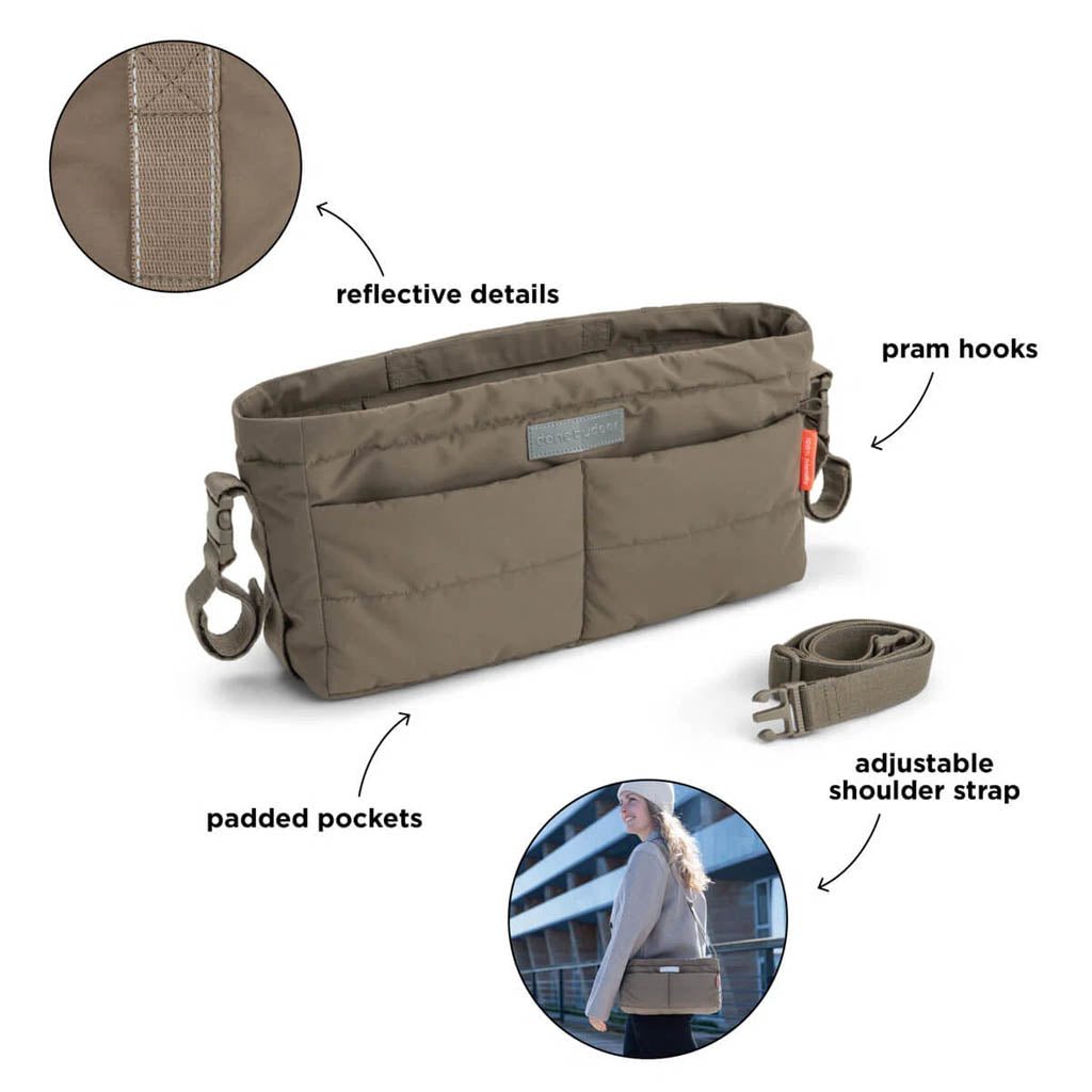 Barnevogns Organizer i Taupe