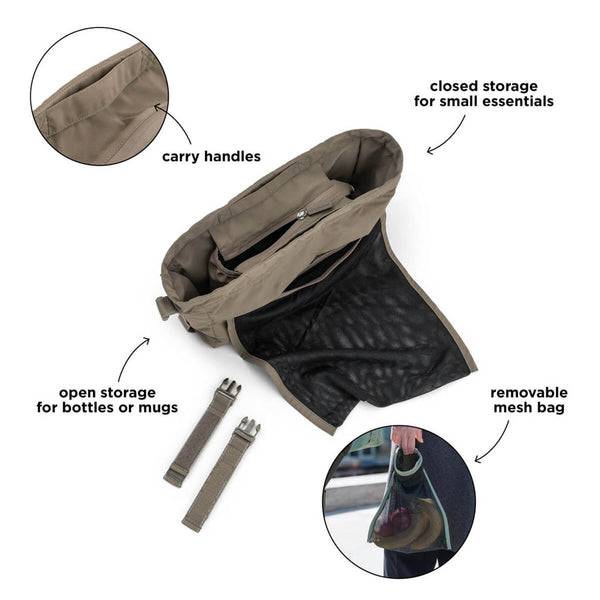 Barnevogns Organizer i Taupe