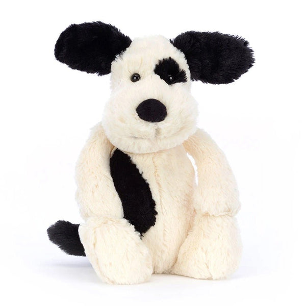 Bashful Hund i Sort og Hvid (Medium)