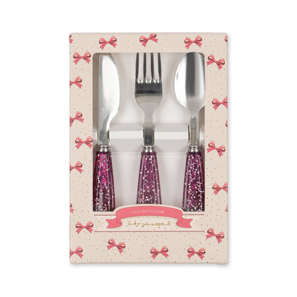 Bestiksæt med Glitter i Sparkling Sangria