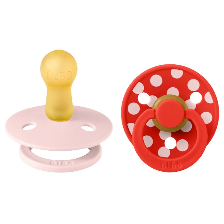 Bibs Studio Sut 2 - Pak Polka Str 2, Blossom / Candy Apple