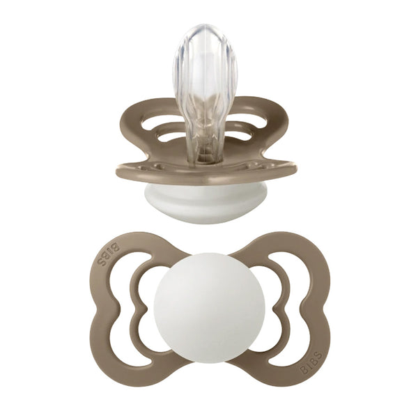 Bibs Supreme Silikone Sut, Str 2 - Dark Oak NIGHT