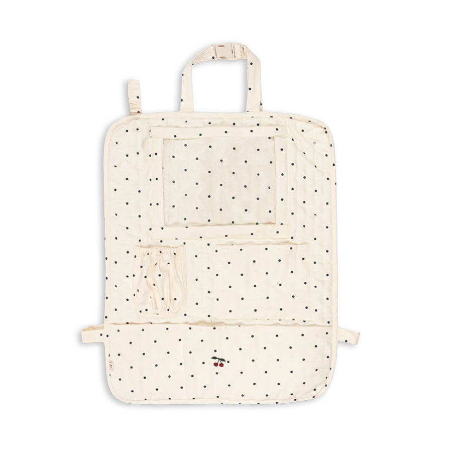 Bil Organizer i Navy Dot