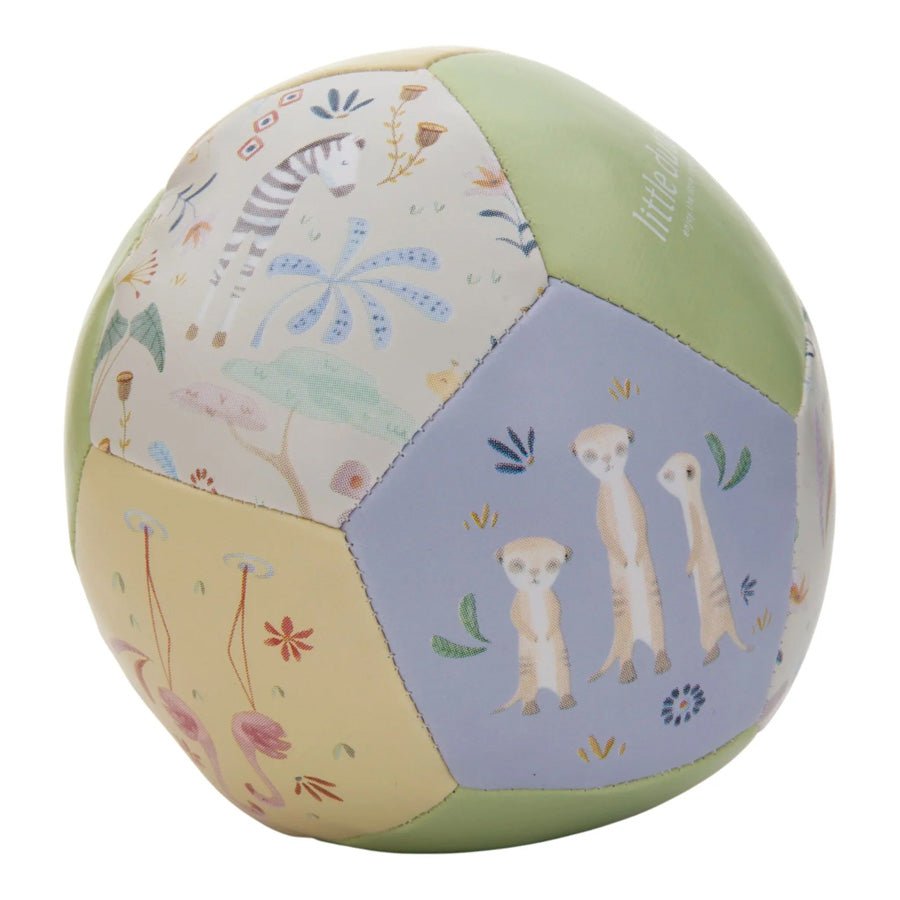 Blød Bold med Safari Friends (12,5 cm)