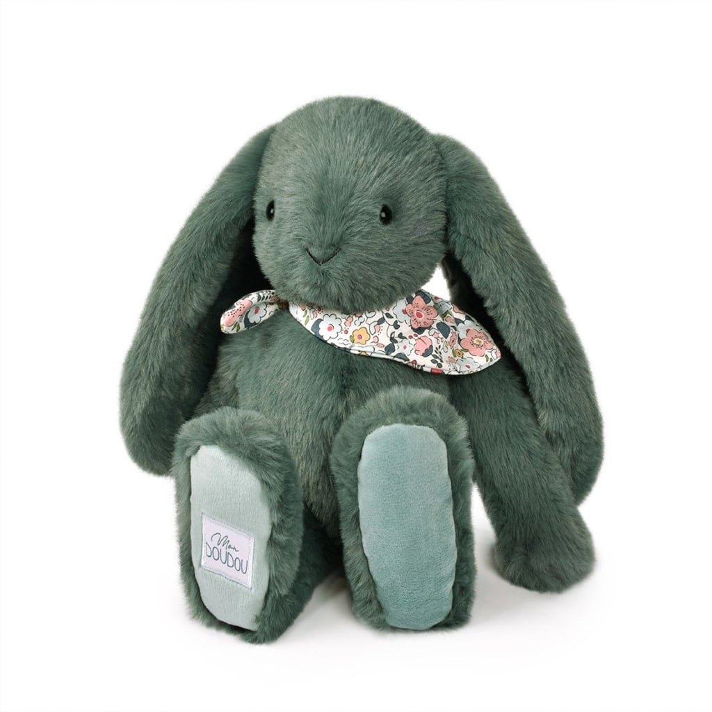 Blomsterkanin i Grøn (25 cm)