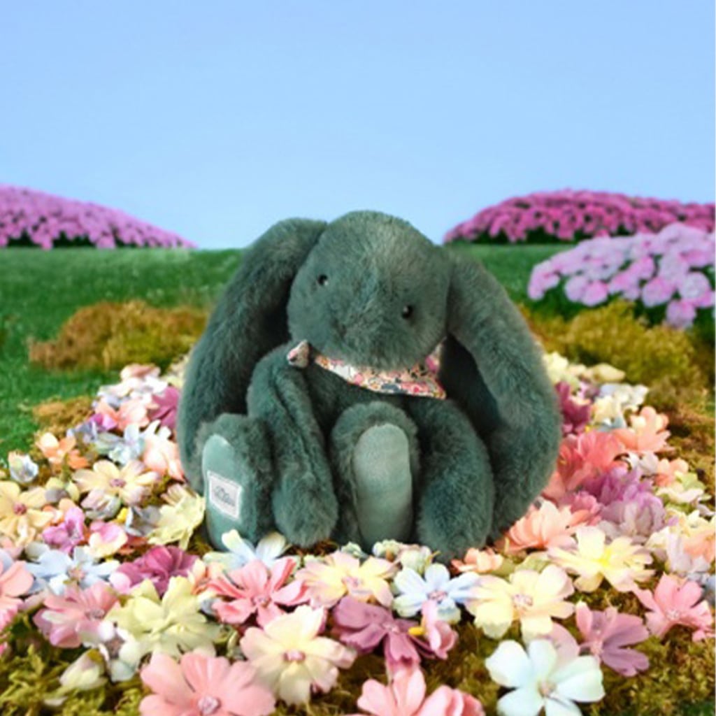 Blomsterkanin i Grøn (25 cm)